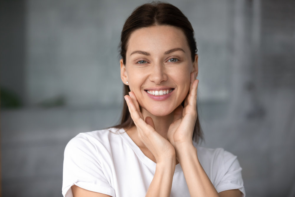 Natürliche Haut - Makeup nur in Massen verwenden