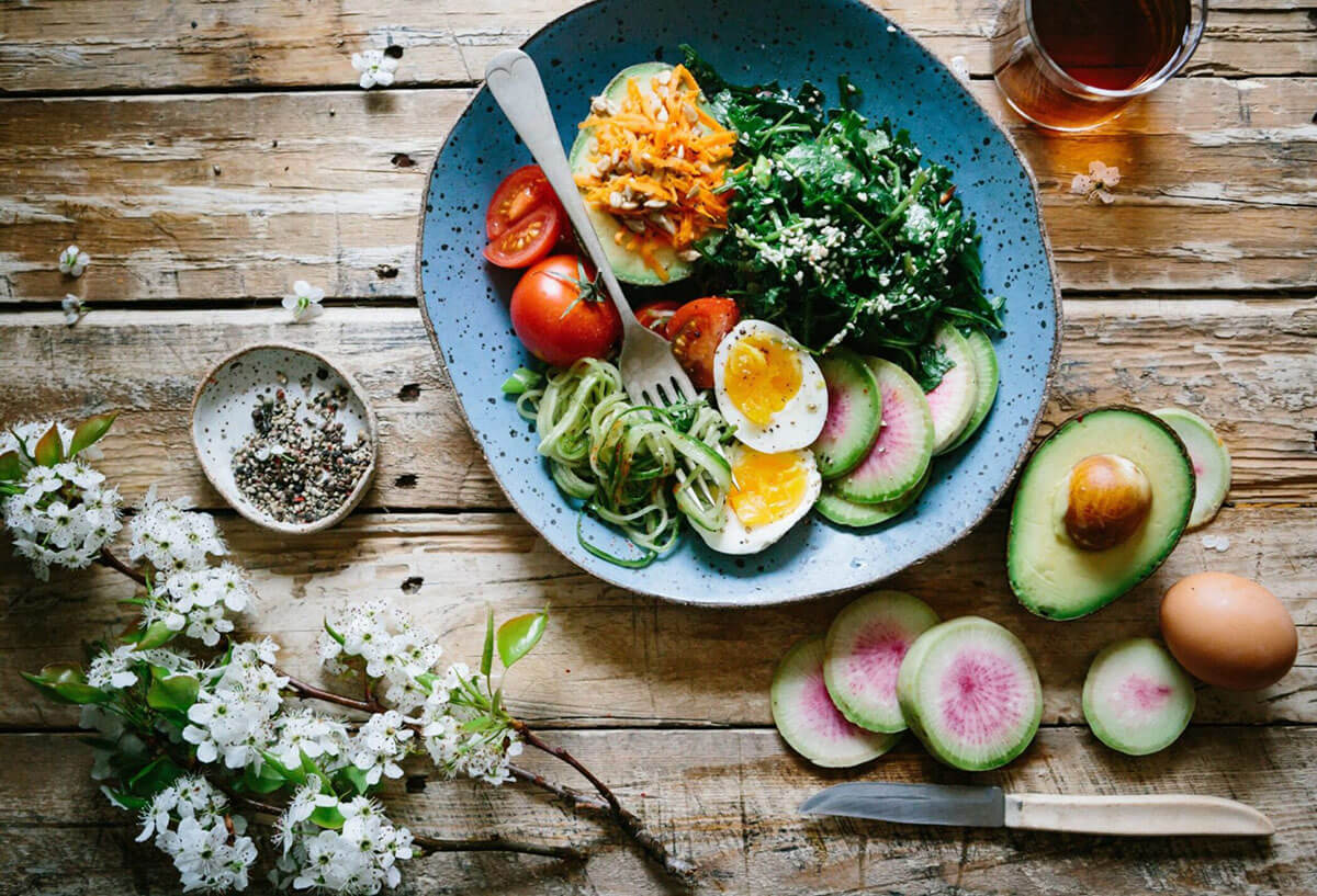 Gesunde Ernährung bei Orangenhaut